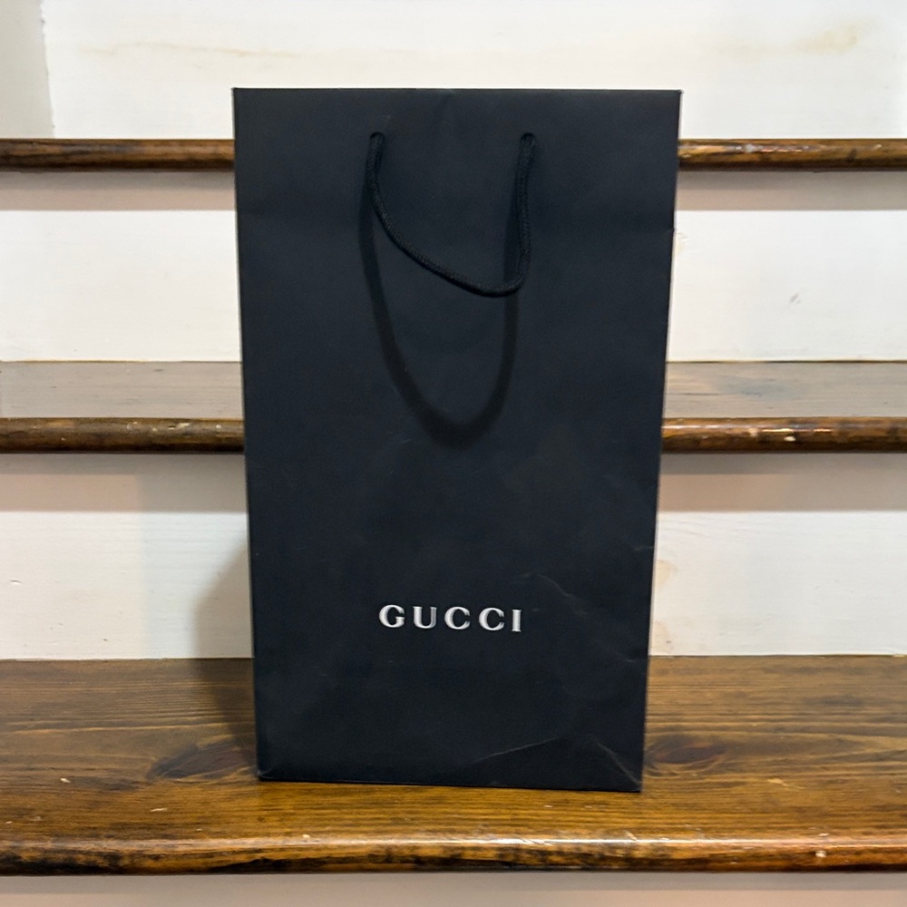 Gucci Classic Black Gift Bag